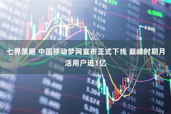 七界策略 中国移动梦网宣布正式下线 巅峰时期月活用户近1亿