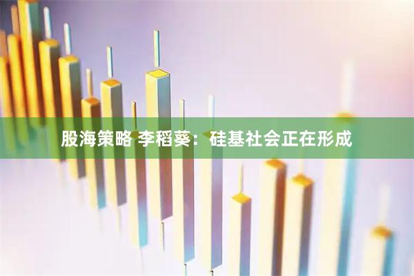 股海策略 李稻葵：硅基社会正在形成